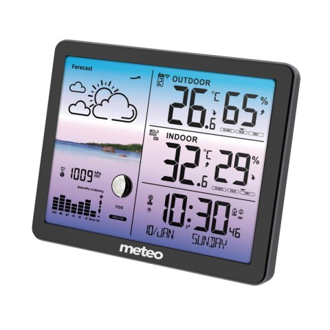 Stacja pogodowa METEO SP107 czarna Stacja pogodowa METEO SP107 czarna