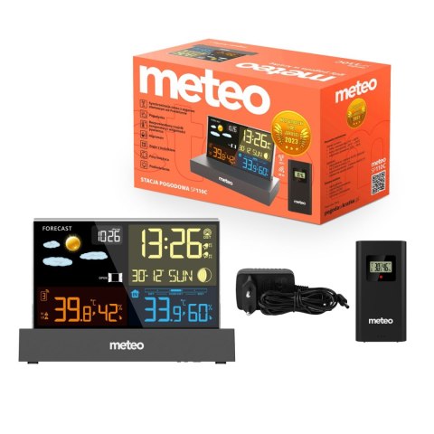 Stacja pogodowa METEO SP110 z DCF czarna Stacja pogodowa METEO SP110 z DCF czarna