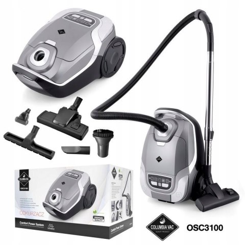 Cichy ODKURZACZ COLUMBIAVAC ULTRA MOCNY INTELIGENTNY TURBOSZCZOTKA 4200W Cichy ODKURZACZ COLUMBIAVAC ULTRA MOCNY INTELIGENTNY TURBOSZCZOTKA 4200W