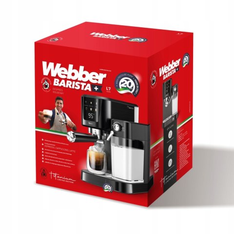 EKSPRES DO KAWY CIŚNIENIOWY KOLBOWY PÓŁAUTOMATYCZNY WEBBER L7 EKSPRES DO KAWY CIŚNIENIOWY KOLBOWY PÓŁAUTOMATYCZNY WEBBER L7