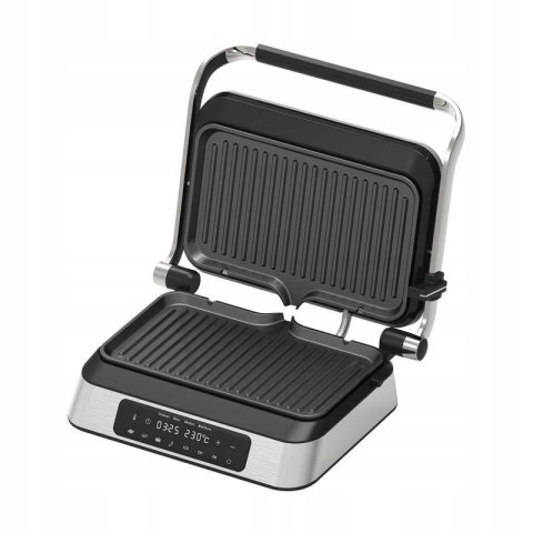 GRILL ELEKTRYCZNY ROZKŁADANY MOCNY GOFRY PANINI BBQ OPIEKACZ 2w1 PANEL LED GRILL ELEKTRYCZNY ROZKŁADANY MOCNY GOFRY PANINI BBQ OPIEKACZ 2w1 PANEL LED
