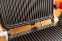 GRILL ELEKTRYCZNY ROZKŁADANY MOCNY GOFRY PANINI BBQ OPIEKACZ 2w1 PANEL LED