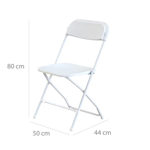Krzesło cateringowe składane NIC-Y49 BIAŁE Krzesło cateringowe składane NIC-Y49 BIAŁE