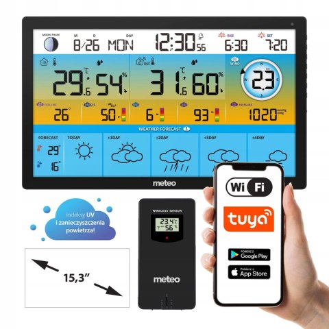 MULTI STACJA POGODOWA METEO SP500 WIFI POMIAR JAKOŚCI POWIETRZA MULTI STACJA POGODOWA METEO SP500 WIFI POMIAR JAKOŚCI POWIETRZA