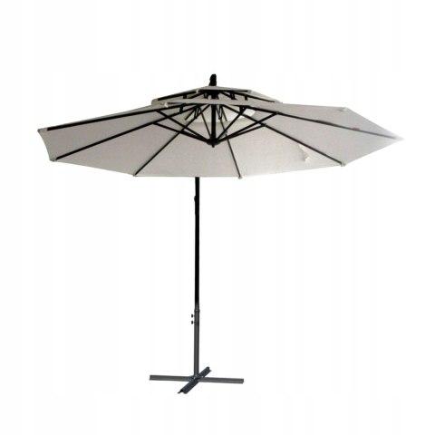 PARASOL OGRODOWY DUŻY SOLIDNY SKŁADANY 2,7 M Z WYSIĘGNIKIEM REGULACJA XXL PARASOL OGRODOWY DUŻY SOLIDNY SKŁADANY 2,7 M Z WYSIĘGNIKIEM REGULACJA XXL