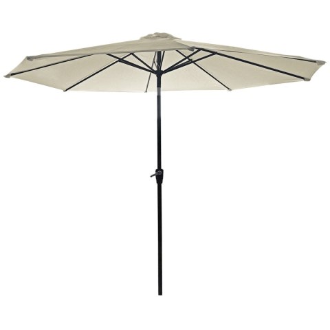 PARASOL OGRODOWY DUŻY SOLIDNY SKŁADANY 3 M Z KORBKĄ REGULACJA XL ECRU PARASOL OGRODOWY DUŻY SOLIDNY SKŁADANY 3 M Z KORBKĄ REGULACJA XL ECRU