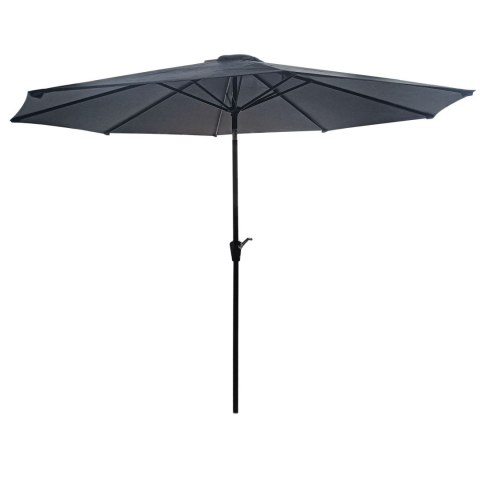 PARASOL OGRODOWY DUŻY SOLIDNY SKŁADANY 3 M Z KORBKĄ REGULACJA XL SZARY PARASOL OGRODOWY DUŻY SOLIDNY SKŁADANY 3 M Z KORBKĄ REGULACJA XL SZARY