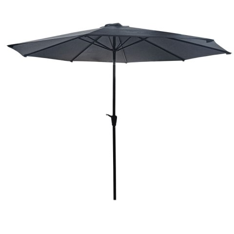 PARASOL OGRODOWY DUŻY SOLIDNY SKŁADANY 3 M Z KORBKĄ REGULACJA XL SZARY PARASOL OGRODOWY DUŻY SOLIDNY SKŁADANY 3 M Z KORBKĄ REGULACJA XL SZARY