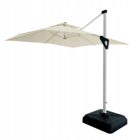 PARASOL OGRODOWY DUŻY SOLIDNY SKŁADANY 3 M Z WYSIĘGNIKIEM REGULACJA XXXL- VADA ECRU PARASOL OGRODOWY DUŻY SOLIDNY SKŁADANY 3 M Z WYSIĘGNIKIEM REGULACJA XXXL- VADA ECRU