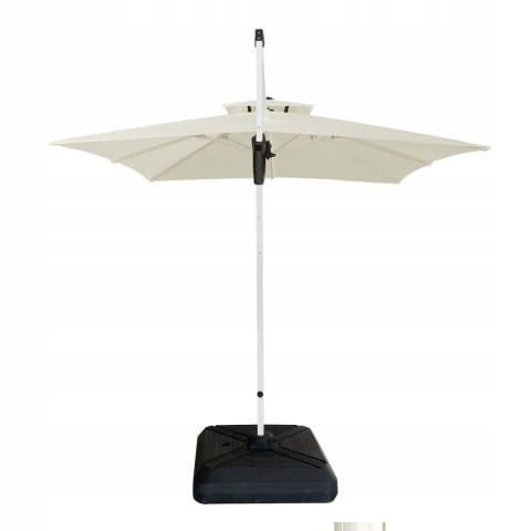 PARASOL OGRODOWY DUŻY SOLIDNY SKŁADANY 3 M Z WYSIĘGNIKIEM REGULACJA XXXL- VADA ECRU PARASOL OGRODOWY DUŻY SOLIDNY SKŁADANY 3 M Z WYSIĘGNIKIEM REGULACJA XXXL- VADA ECRU