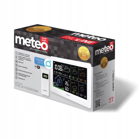 STACJA POGODOWA METEO SP401 WIFI Z PROGNOZĄ POGODY NA 4 DNI STACJA POGODOWA METEO SP401 WIFI Z PROGNOZĄ POGODY NA 4 DNI