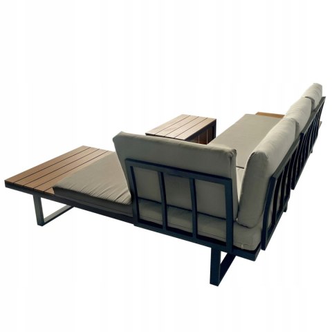ZESTAW MEBLI OGRODOWYCH narożnik sofa stolik LEKKI komplet gród ALUMINIUM ZESTAW MEBLI OGRODOWYCH narożnik sofa stolik LEKKI komplet gród ALUMINIUM