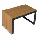 ZESTAW MEBLI OGRODOWYCH narożnik sofa stolik LEKKI komplet gród ALUMINIUM