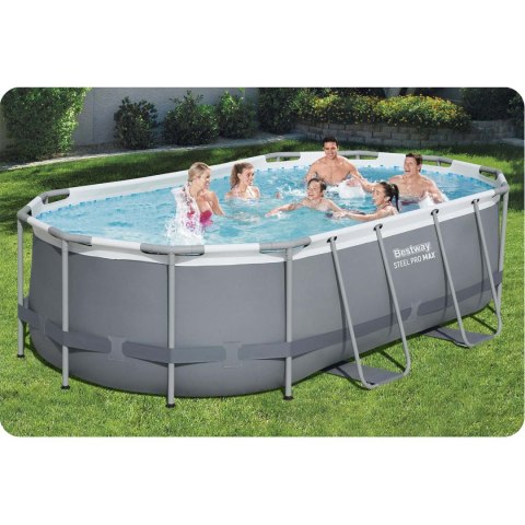 Basen ogrodowy stelażowy 427 x 250 x 100 cm 18w1 Bestway 56620 Basen ogrodowy stelażowy 427 x 250 x 100 cm 18w1 Bestway 56620