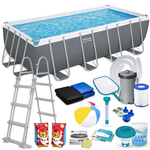 Basen ogrodowy stelażowy 488 x 244 x 122 cm 17w1 Bestway 56670 Basen ogrodowy stelażowy 488 x 244 x 122 cm 17w1 Bestway 56670