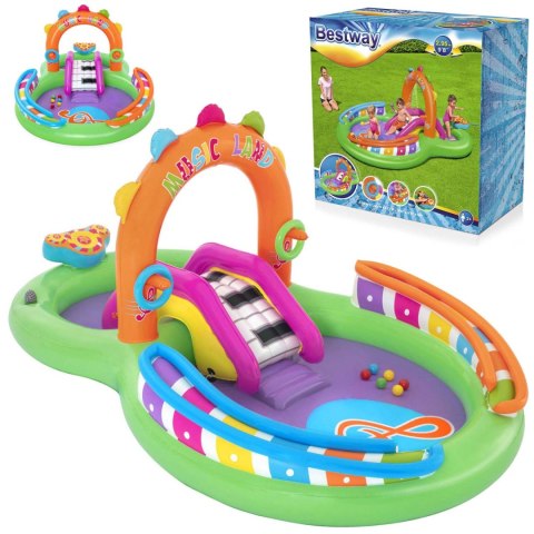 Plac zabaw dmuchany Sing 'N splash 295 x 190 x 137 cm Bestway 53117 Plac zabaw dmuchany Sing 'N splash 295 x 190 x 137 cm Bestway 53117