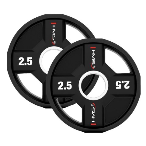 TPC SET ZESTAW TALERZY OLIMPIJSKICH POLIURETANOWYCH 2 x 2.5 - 25 KG CPU (155 KG) HMS TPC SET ZESTAW TALERZY OLIMPIJSKICH POLIURETANOWYCH 2 x 2.5 - 25 KG CPU (155 KG) HMS