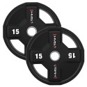 TPC SET ZESTAW TALERZY OLIMPIJSKICH POLIURETANOWYCH 2 x 2.5 - 25 KG CPU (155 KG) HMS