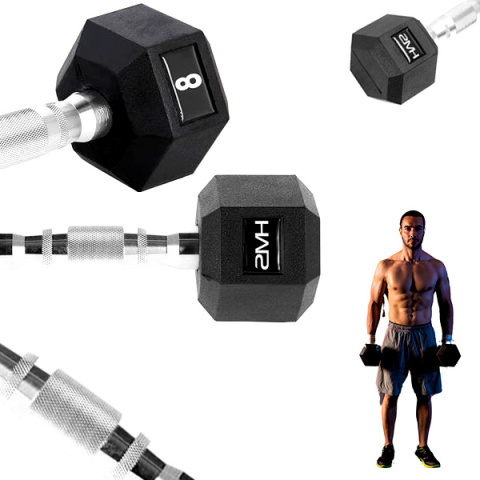 HEX PRO 8 KG – Hantla Gumowana HMS HEX PRO 8 KG – Hantla Gumowana HMS