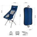 NC3322 Krzesło składane Ultralight 1,2 kg NILS Camp granatowe turystyczne
