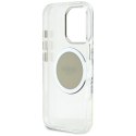 Guess IML Metal Colored Circle Classic Logo MagSafe - Etui do iPhone 16 Pro Max (szary)