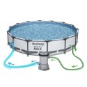 Basen stelażowy ogrodowy 457 x 107 cm 18w1 Bestway 56488 + maszynka do baniek GRATIS