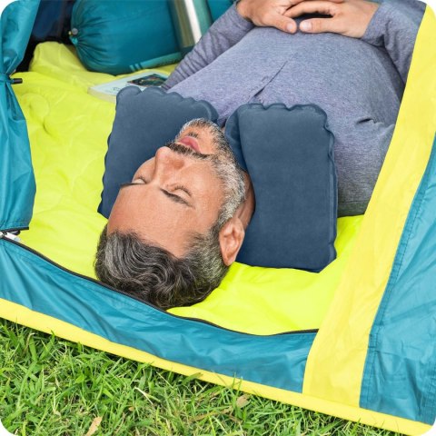 Poduszka turystyczna rogal 37 x 24 x 10 cm Bestway 67006 szary