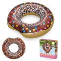 Dmuchane koło plażowe do pływania brązowy Donut 107cm BESTWAY