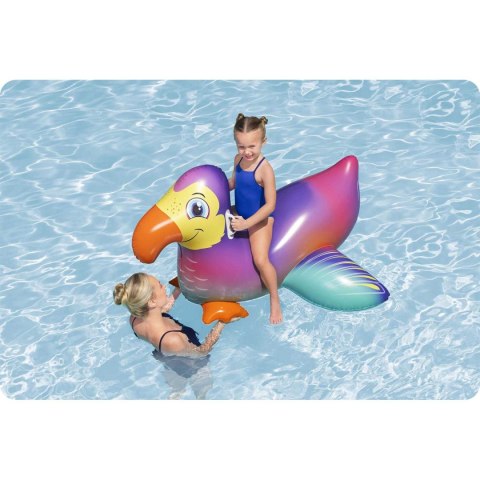 Dmuchany materac do pływania dla dzieci tukan wodny 141cm Bestway
