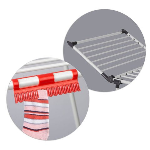 Suszarka na pranie stojąca rozkładana Debora biała 19mb Suszarka na pranie stojąca rozkładana Debora biała 19mb