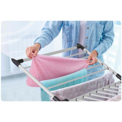 Suszarka na pranie stojąca rozkładana Debora biała 19mb Suszarka na pranie stojąca rozkładana Debora biała 19mb