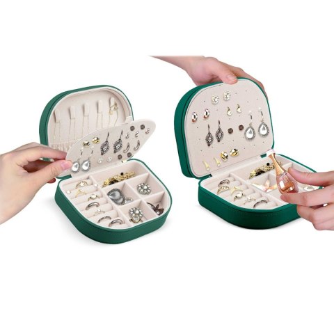 Szkatułka na biżuterię Massido MS-707 - zielona Szkatułka na biżuterię Massido MS-707 - zielona