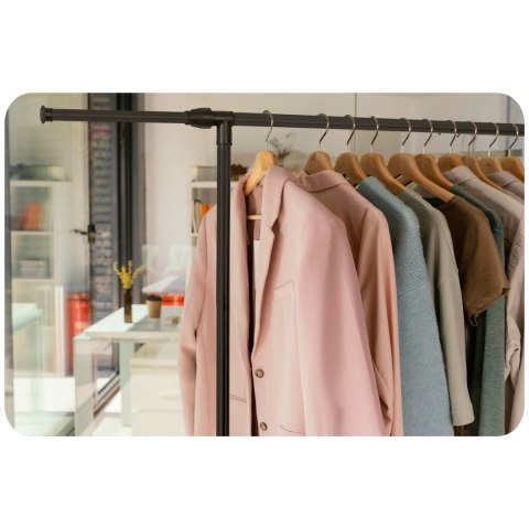 Wieszak na ubrania Massido 686300 czarny Wieszak na ubrania Massido 686300 czarny