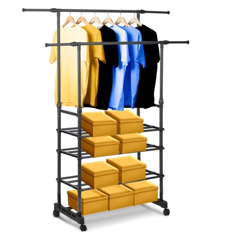 Wieszak na ubrania Massido 686300 czarny Wieszak na ubrania Massido 686300 czarny