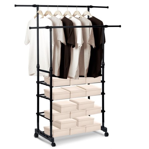 Wieszak na ubrania Massido 686300 czarny Wieszak na ubrania Massido 686300 czarny