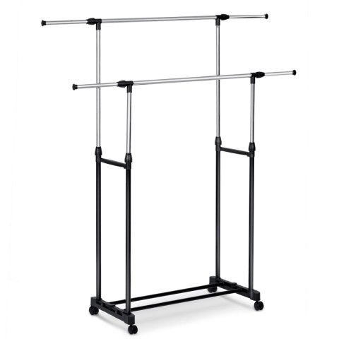 Wieszak na ubrania Massido 686400 czarno-srebrny Wieszak na ubrania Massido 686400 czarno-srebrny