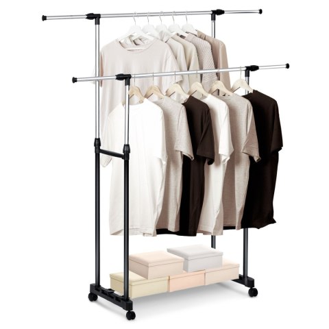 Wieszak na ubrania Massido 686400 czarno-srebrny Wieszak na ubrania Massido 686400 czarno-srebrny