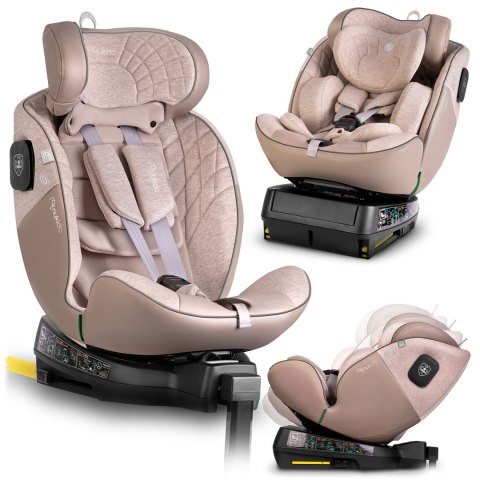 Fotelik samochodowy Nukido Aero Line beżowy 0-36 kg ISOFIX Fotelik samochodowy Nukido Aero Line beżowy 0-36 kg ISOFIX
