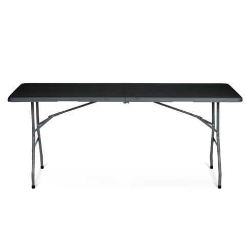 Stół cateringowy ogrodowy składany 180 cm Plonos czarny Stół cateringowy ogrodowy składany 180 cm Plonos czarny