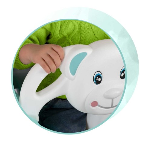 Huśtawka kubełkowa Miś 3w1 RicoKids turkusowa 6m–7 lat CE Huśtawka kubełkowa Miś 3w1 RicoKids turkusowa 6m–7 lat CE