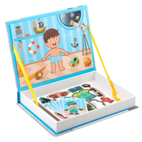 Książka magnetyczna Przebieranki RK-770 Ricokids 59 elementów Książka magnetyczna Przebieranki RK-770 Ricokids 59 elementów