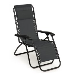 LEŻAK FOTEL OGRODOWY PLAŻOWY SKŁADANY CHILL