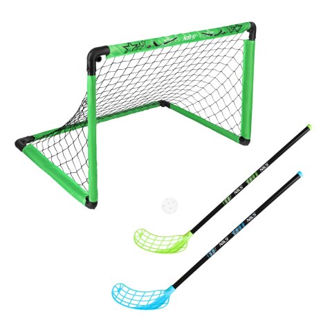 BRH2521 Zestaw do unihokeja NILS bramka 91×61×61 cm + 2 kije 90 cm + piłka BRH2521 Zestaw do unihokeja NILS bramka 91×61×61 cm + 2 kije 90 cm + piłka