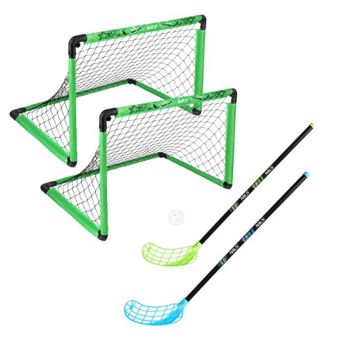 BRH2522 Zestaw do unihokeja NILS 2 bramki 91×61×61 cm 2 kije + piłka BRH2522 Zestaw do unihokeja NILS 2 bramki 91×61×61 cm 2 kije + piłka