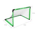 BRH2522 Zestaw do unihokeja NILS 2 bramki 91×61×61 cm 2 kije + piłka
