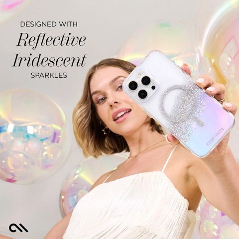 Case-Mate Karat MagSafe - Etui iPhone 16 Pro (Holographic Soap Bubble) Case-Mate Karat MagSafe - Etui iPhone 16 Pro (Holographic Soap Bubble)