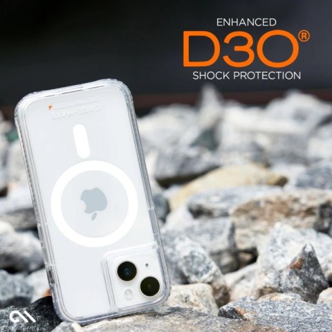 Case-Mate Ultra Tough Plus D3O MagSafe - Etui iPhone 15 Plus (Clear) Case-Mate Ultra Tough Plus D3O MagSafe - Etui iPhone 15 Plus (Clear)