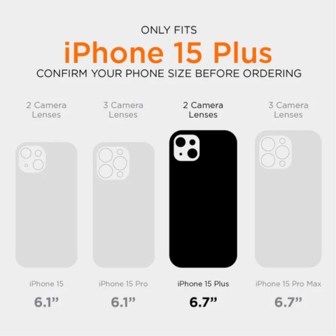 Case-Mate Ultra Tough Plus D3O MagSafe - Etui iPhone 15 Plus (Clear) Case-Mate Ultra Tough Plus D3O MagSafe - Etui iPhone 15 Plus (Clear)