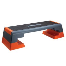 AS007 Step do aerobiku HMS PREMIUM czarno-pomarańczowy 3-stopniowy