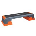AS007 Step do aerobiku HMS PREMIUM czarno-pomarańczowy 3-stopniowy